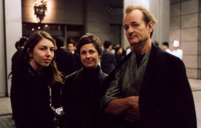 Sofia Coppola and Bill Murray on the set of Lost in Translation (2003)