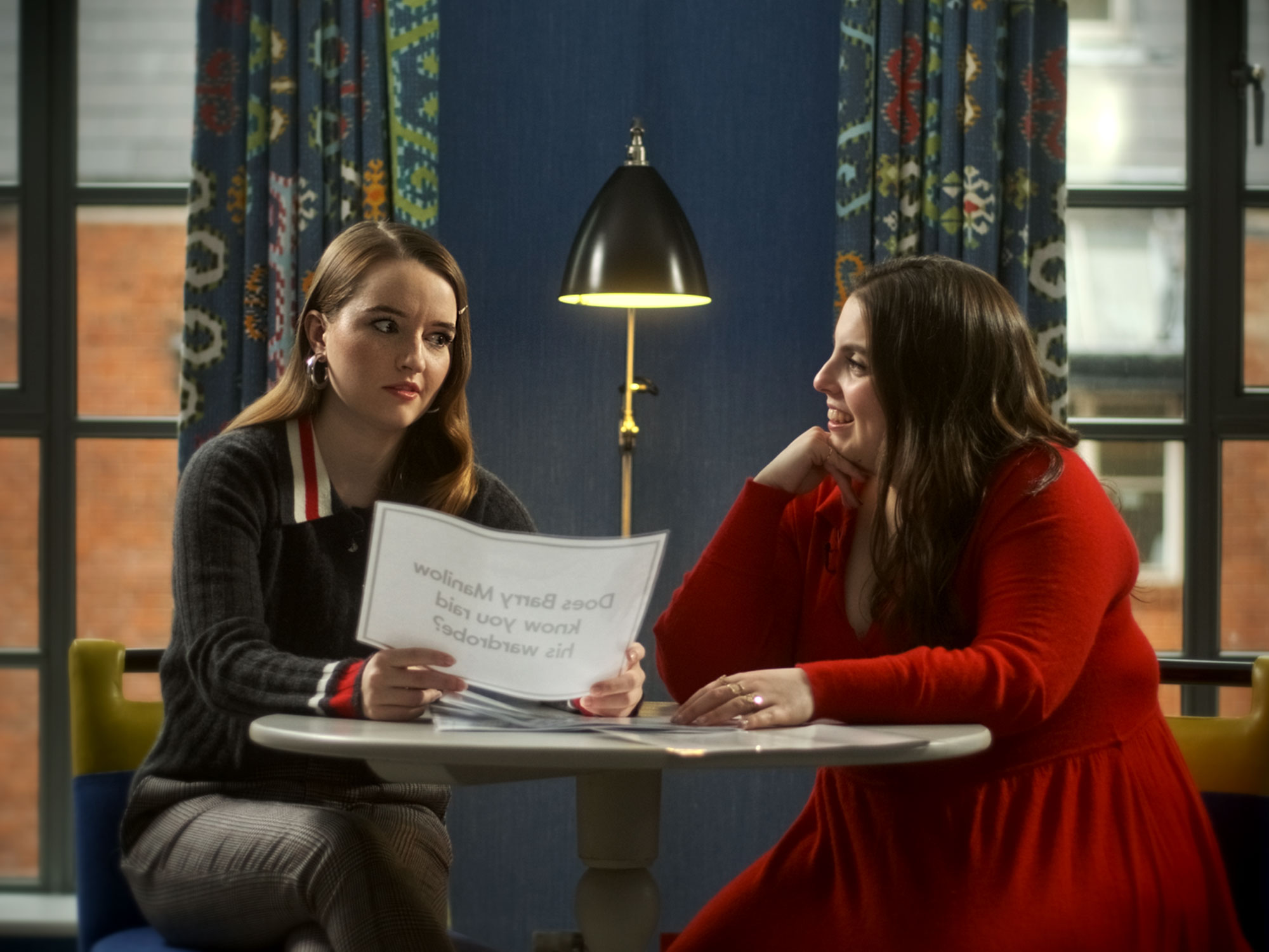 Beanie Feldstein and Kaitlyn Dever Booksmart interview