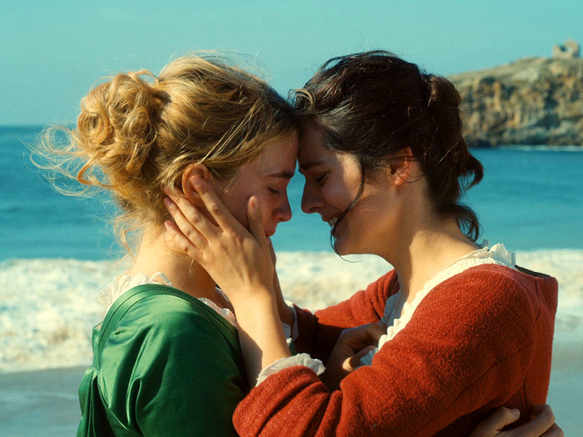 Adèle Haenel and Noémie Merlant in Portrait of a Lady on Fire (2019)