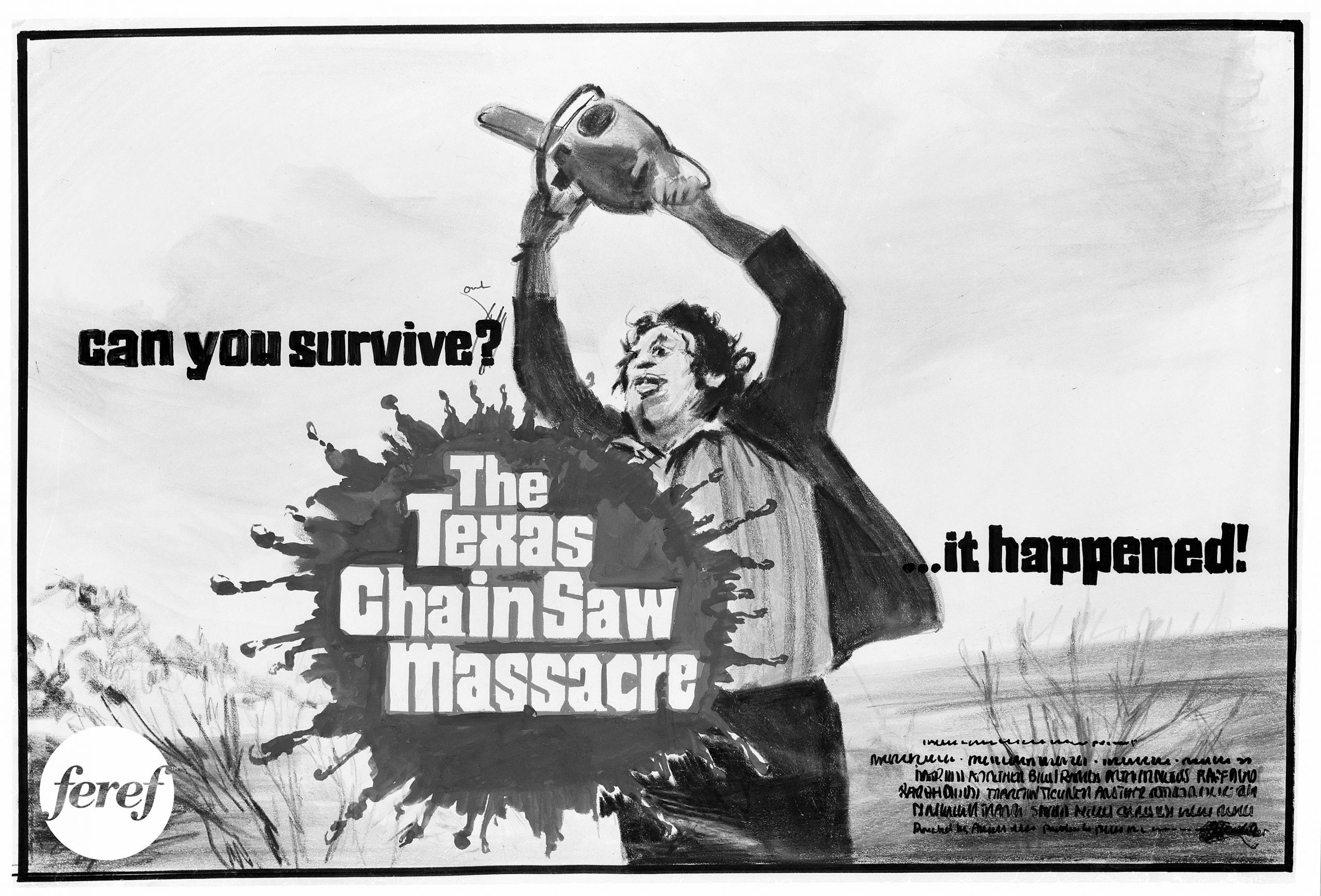 the texas chain saw massacre poster art