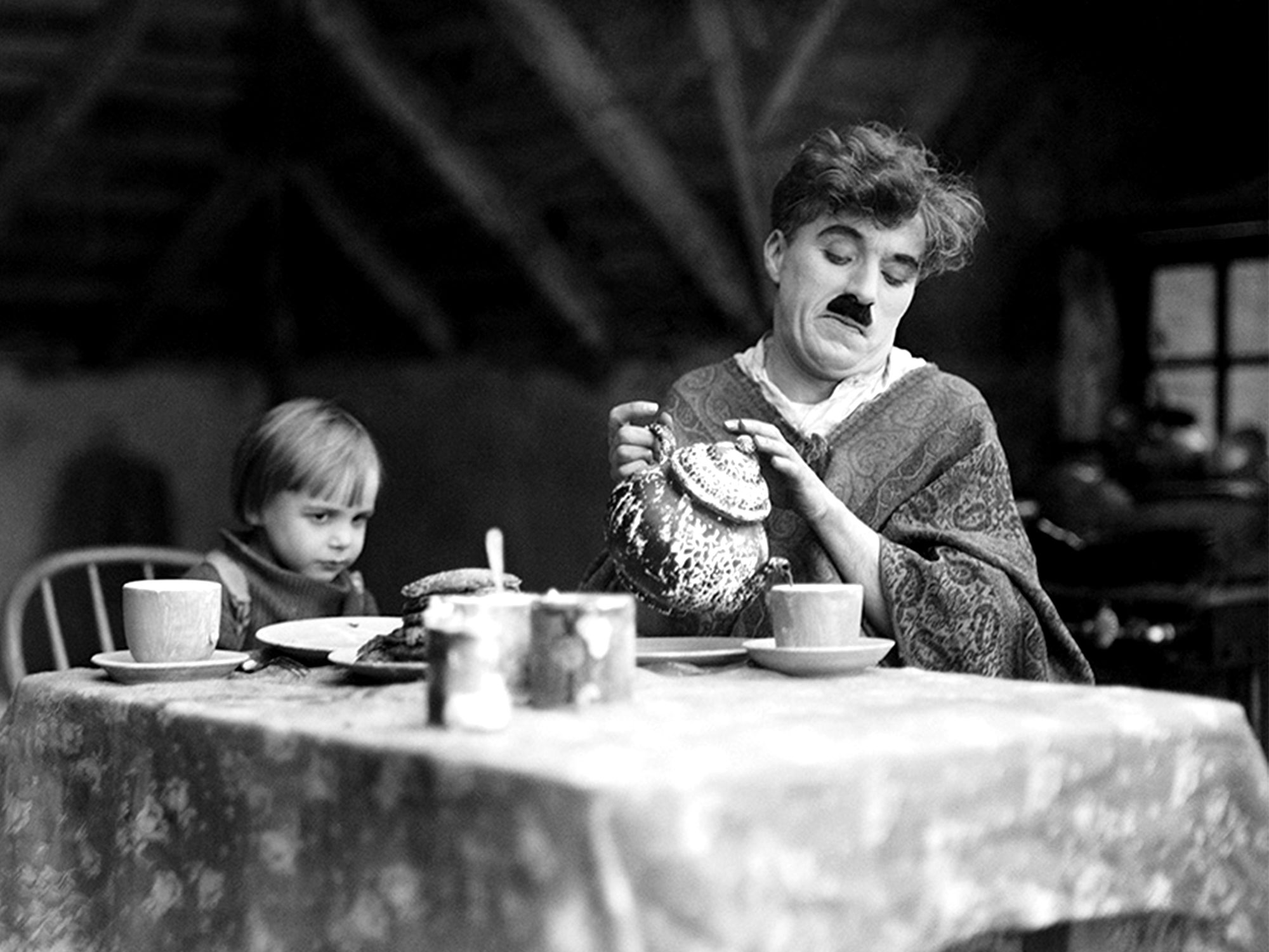 Revisiting The Kid's pancake scene 100 years on