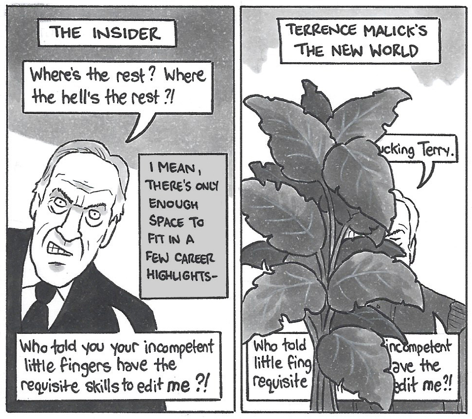 Christopher Plummer cartoon by David Squires