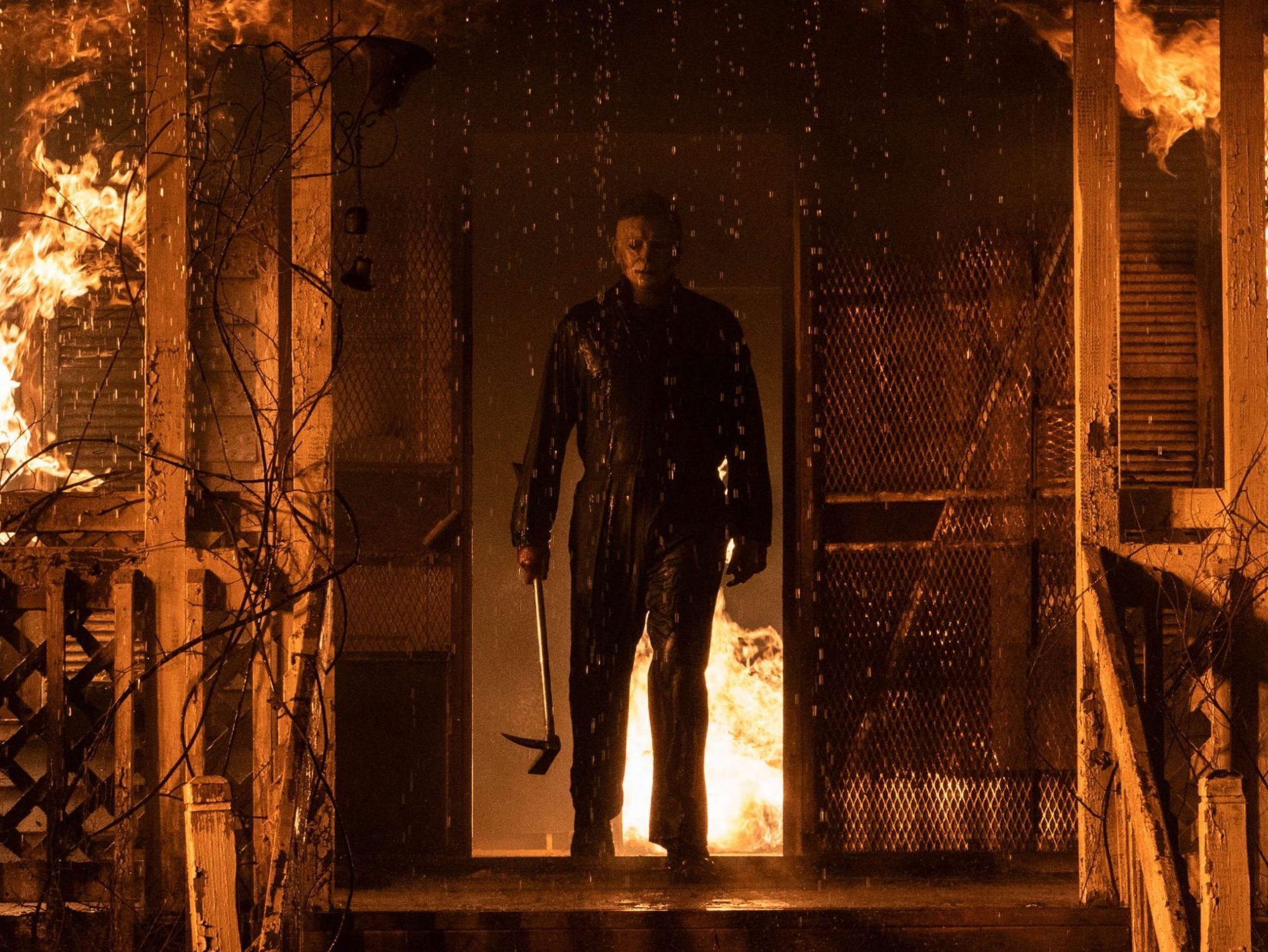 Michael Myers slashes his way through the Halloween Kills trailer.
